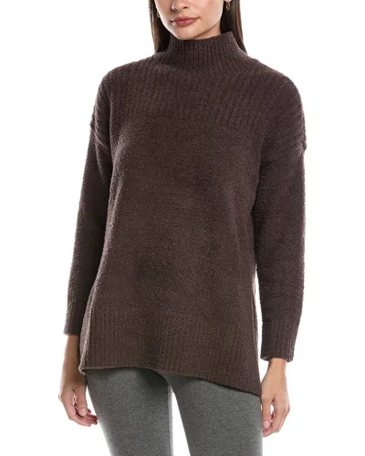 Barefoot Dreams Cozychic High-low Pullover In Brown