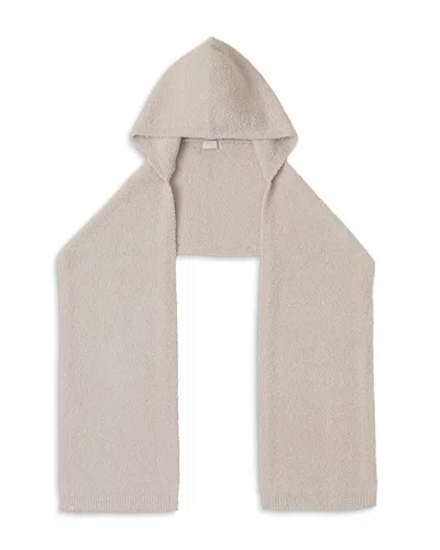 Barefoot Dreams Cozychic Hooded Scarf In Stone