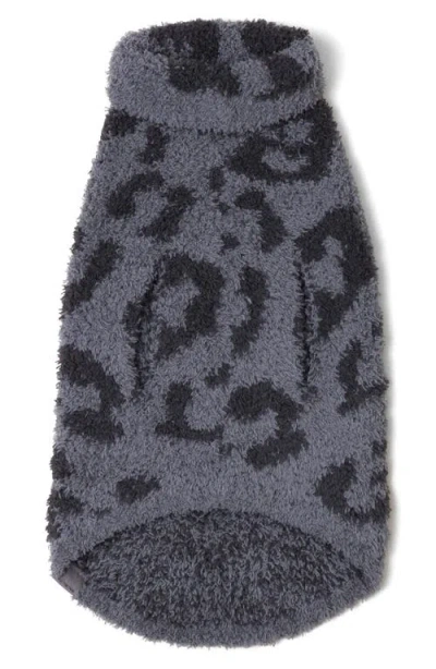 Barefoot Dreams Cozychic™ Leopard Dog Sweater In Gray
