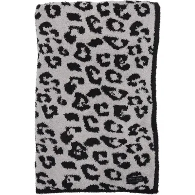 Barefoot Dreams ® Cozychic® Leopard Print Throw Blanket In Gray