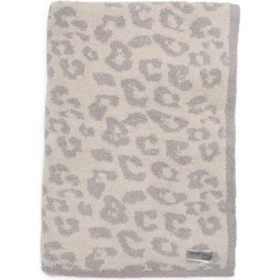 Barefoot Dreams ® Cozychic® Leopard Print Throw Blanket In Gray