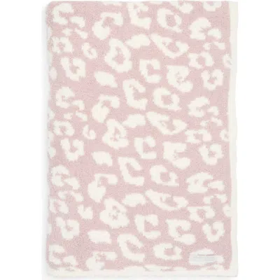 Barefoot Dreams ® Cozychic® Leopard Print Throw Blanket In Pink