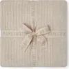 Barefoot Dreams Cozychic Light Ribbed Throw In Neutral