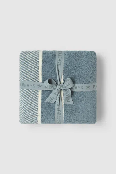 Barefoot Dreams Cozychic® Linea Plaid Blanket In Blue