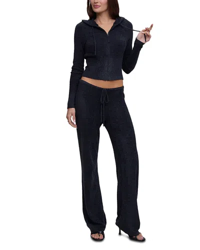 Barefoot Dreams Cozychic Lite Aimee Hoodie In Black