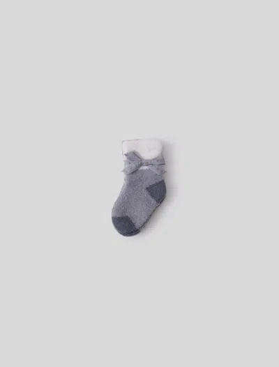 Barefoot Dreams Cozychic Lite® Baby Sock Stripe Set In Moonbeam Multi