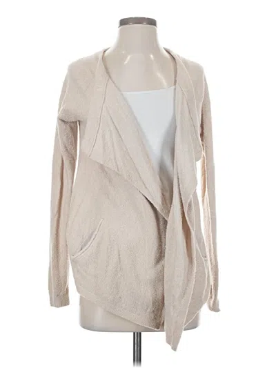 Pre-owned Barefoot Dreams Cozychic Lite Blazer Jacket In Brown