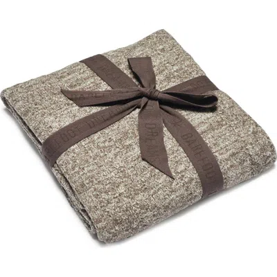 Barefoot Dreams Cozychic® Lite Cable Throw In Brown