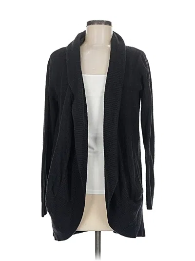 Pre-owned Barefoot Dreams Cozychic Lite Cardigan Sweater In Blue