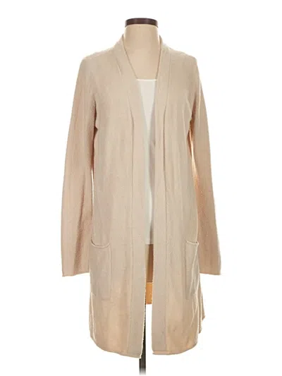 Pre-owned Barefoot Dreams Cozychic Lite Cardigan Sweater In Brown