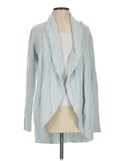Pre-owned Barefoot Dreams Cozychic Lite Cardigan Sweater In Gray