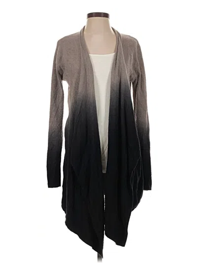Pre-owned Barefoot Dreams Cozychic Lite Cardigan Sweater In Gray