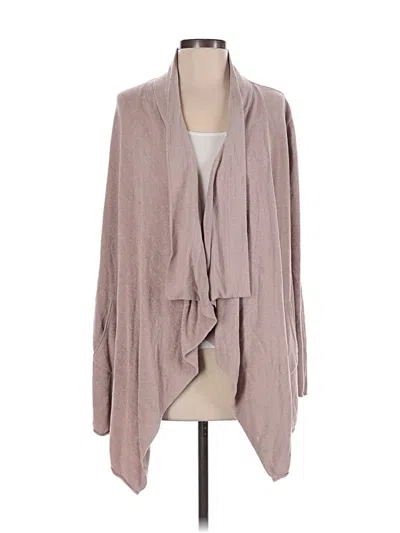 Pre-owned Barefoot Dreams Cozychic Lite Cardigan Sweater In Pink