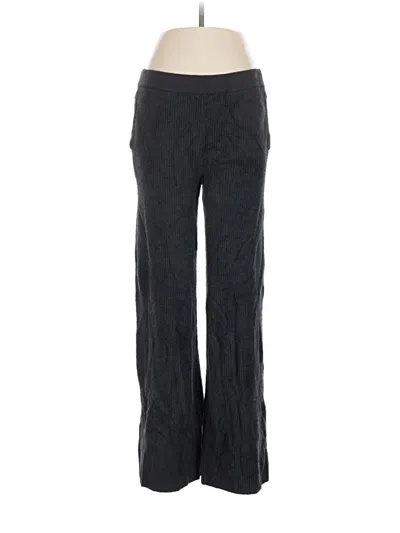 Pre-owned Barefoot Dreams Cozychic Lite Casual Pants In Black