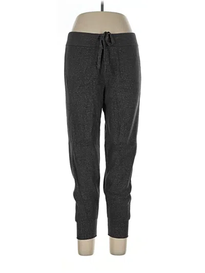 Pre-owned Barefoot Dreams Cozychic Lite Casual Pants In Gray