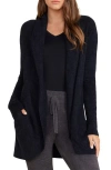Barefoot Dreams The Cozy Chic Lite Circle Cardigan In Black