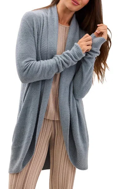 Barefoot Dreams Cozychic® Lite® Circle Cardigan In Blue