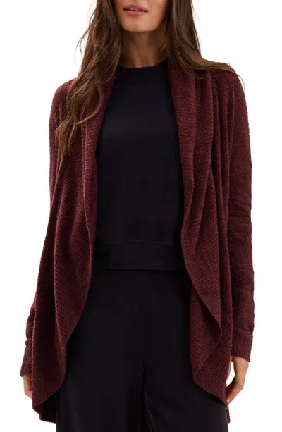 Barefoot Dreams Cozychic® Lite® Circle Cardigan In Brown
