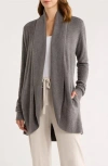 Barefoot Dreams Cozychic® Lite® Circle Cardigan In Gray