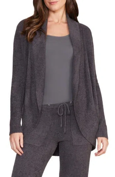 Barefoot Dreams Bcl Circle Cardigan In Carbon