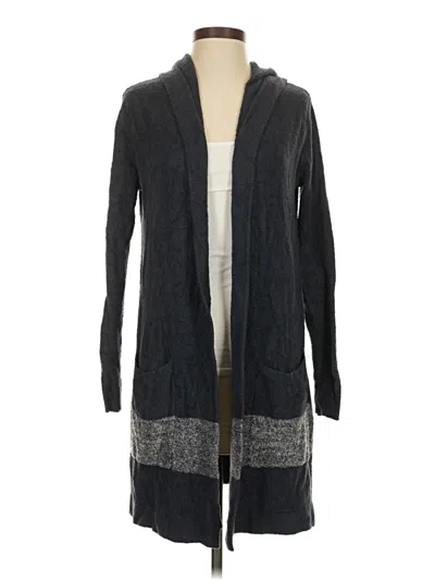 Pre-owned Barefoot Dreams Cozychic Lite Coat In Gray