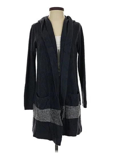 Pre-owned Barefoot Dreams Cozychic Lite Coat In Gray