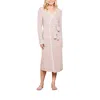 Barefoot Dreams Cozychic Lite Ribbed Midi Robe In Willow-pearl