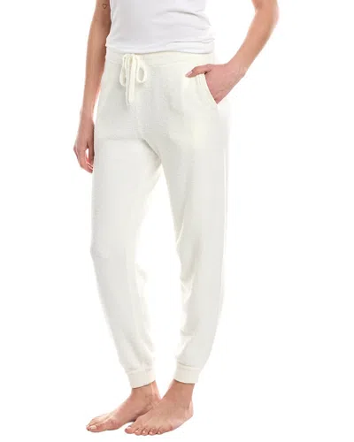 Barefoot Dreams Cozychic Lite Core Spun Jogger Pant In White