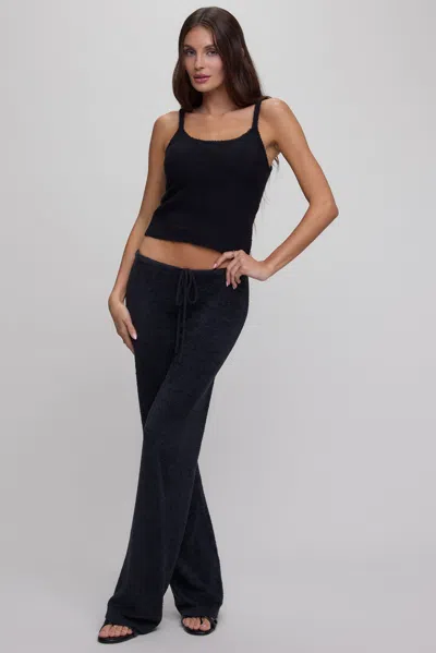 Barefoot Dreams Cozychic Lite® Ela Low Rise Knit Pant In Black