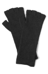 Barefoot Dreams Cozychic® Lite® Fingerless Gloves In Black