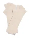 Barefoot Dreams Cozychic Lite Fingerless Gloves In Neutral