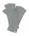 Barefoot Dreams Cozychic Lite Fingerless Gloves In Moonbeam