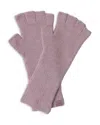 Barefoot Dreams Cozychic Lite Fingerless Gloves In Purple