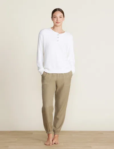 Barefoot Dreams Cozychic Lite® Henley In Pearl