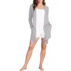 Barefoot Dreams Cozychic™ Lite Island Cardigan In Dove Gray