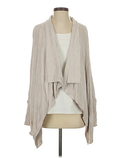 Pre-owned Barefoot Dreams Cozychic Lite Jacket In Gray