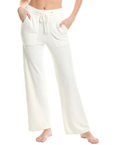 Barefoot Dreams Cozychic Lite Patch Pocket Long Pant In White