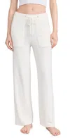 Barefoot Dreams Cozychic Lite Patch Pocket Long Pant In Pearl