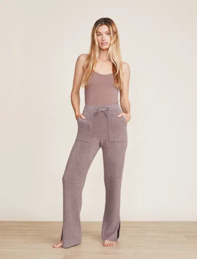 Barefoot Dreams Cozychic Lite® Pinched Seam Slit Pant In Driftwood