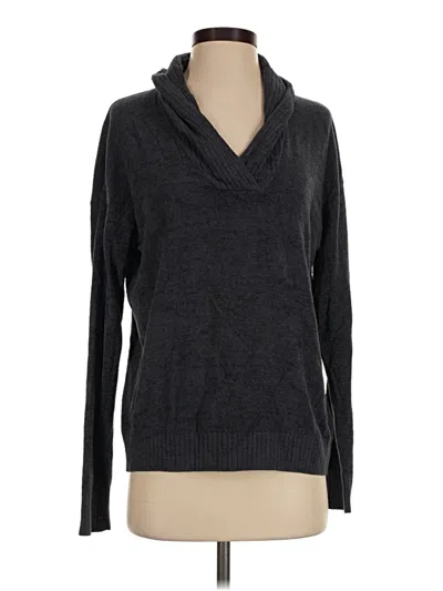 Pre-owned Barefoot Dreams Cozychic Lite Pullover Sweater In Gray