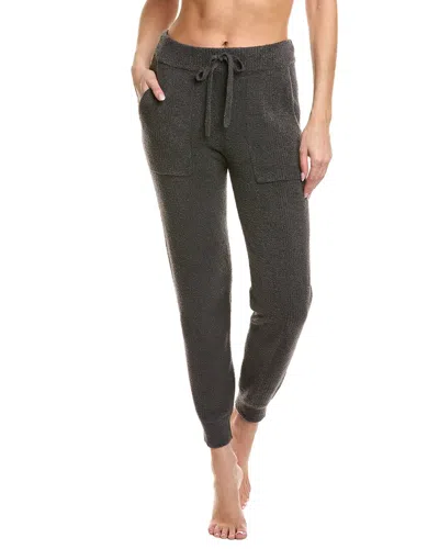 Barefoot Dreams Cozychic Lite Rib Blocked Pant In Black
