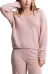 Barefoot Dreams Cozychic Lite® Rib Tie Back Top In Pink