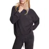 Barefoot Dreams Cozychic Lite Ribbed Raglan-sleeve Pullover In Gray