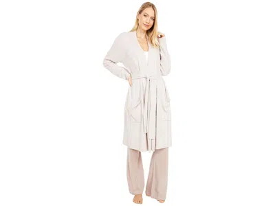 Barefoot Dreams Cozychic Lite Ribbed Robe In White