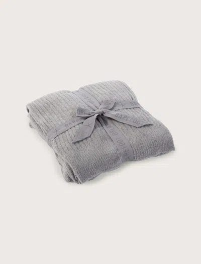 Barefoot Dreams Cozychic Lite® Ribbed Throw In Pewter