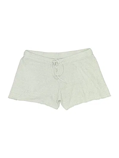 Pre-owned Barefoot Dreams Cozychic Lite Shorts In Green