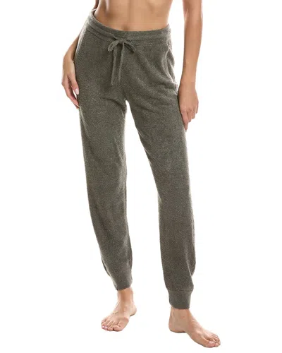 Barefoot Dreams Cozychic Lite Side Cable Jogger Pant In Green