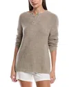 Barefoot Dreams Cozychic Lite Textured Pullover In Brown