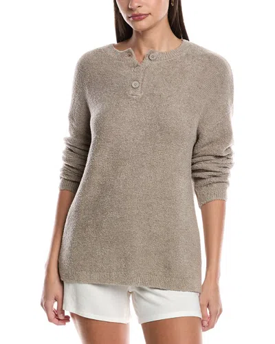 Barefoot Dreams Cozychic Lite Textured Pullover In Gray