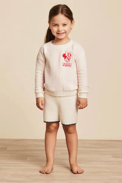 Barefoot Dreams Babies' Cozychic Lite® Toddler Scalloped Short In White